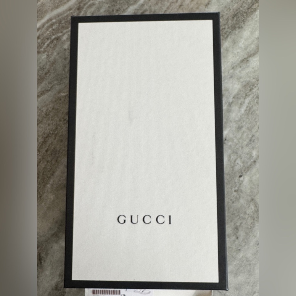 GUCCI Espadrilles Beige/ Cream Canvas With Web & Logo Leather Trim  7  / 7.5 US - Picture 12 of 13